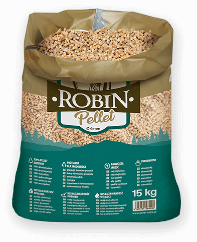 worek pelletu opałowego Robin do kupienia w Szydłowie lub sklepie internetowym